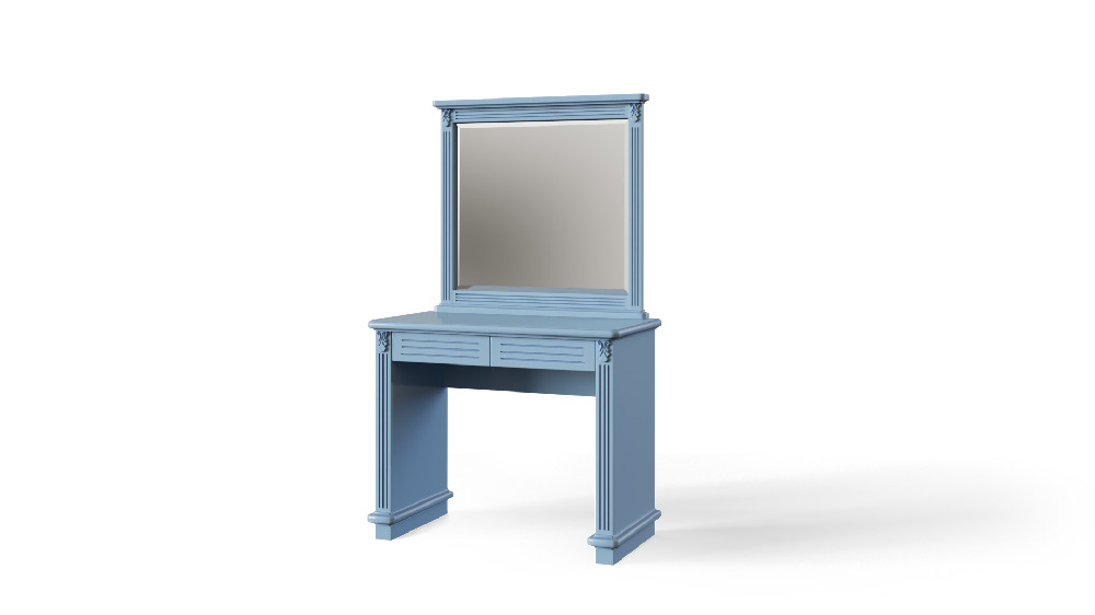 Стол Дримлайн туалетный Палермо Light бук-голубой 90х45х74